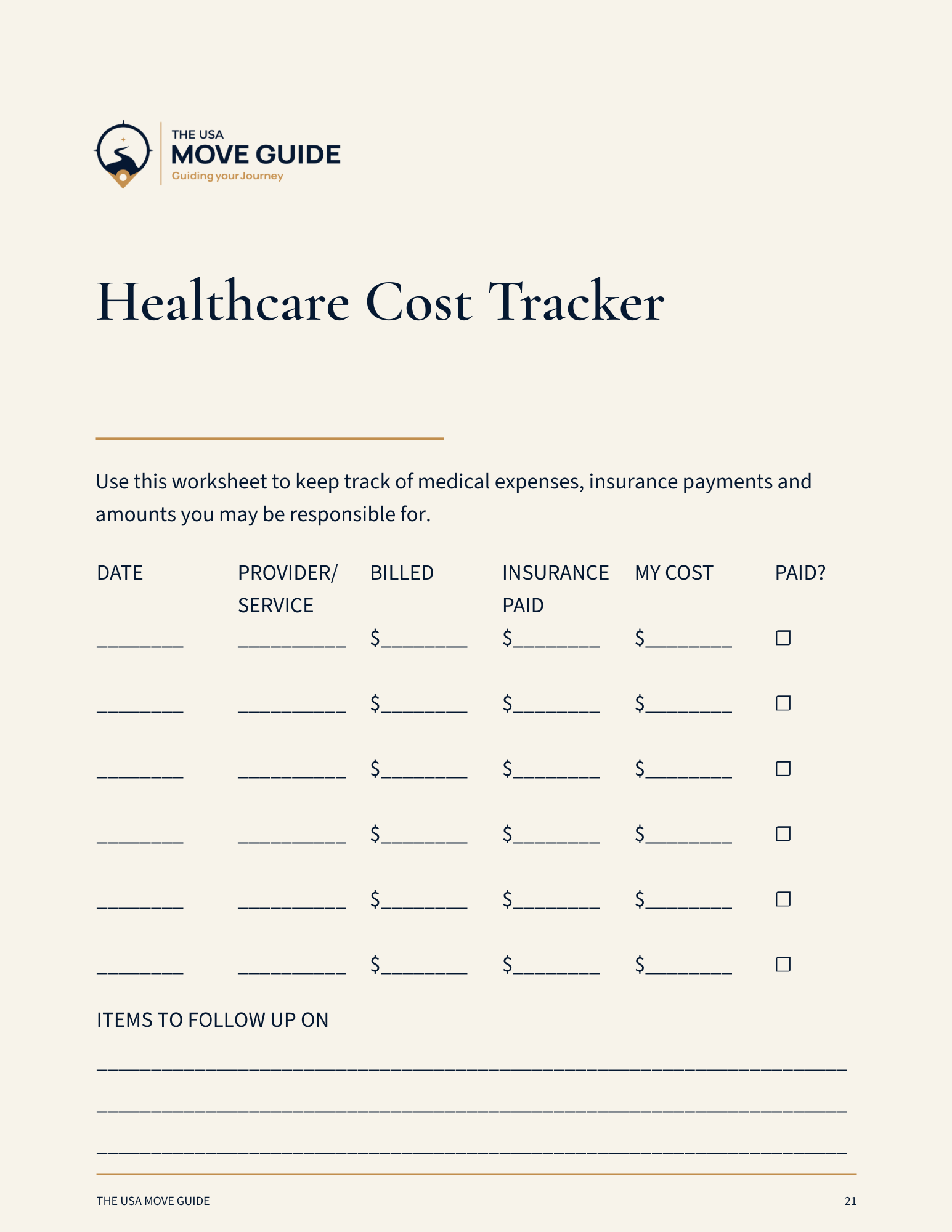 Healthcare Cost Tracker